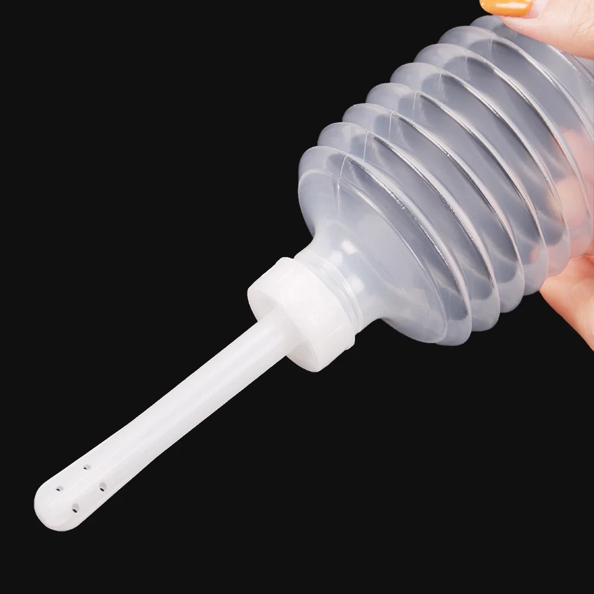 1PC Anal Cleaner Enema Rectal Syringe Vaginal Rinse Plug Anal Vaginal Shower Cleaner Sprayer Disposable Medical Anal Cleaner