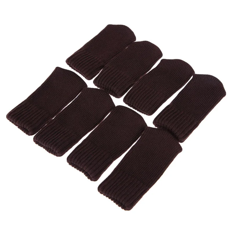 

8PCS Stylish Knitting Wool Chair Table Leg Cover Coffee Floor Protector PTSP