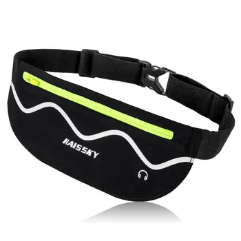 

Haissky Running Sport Waist Bag Case for Samsung S10 A70 A50 Waterproof Gym Fitness Belt Pouch For iPhone Xs Max XR X Huawei P30
