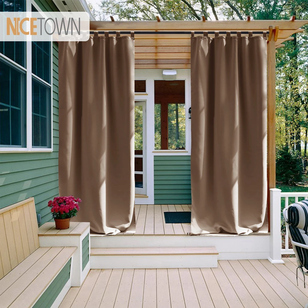 Занавески на веранду