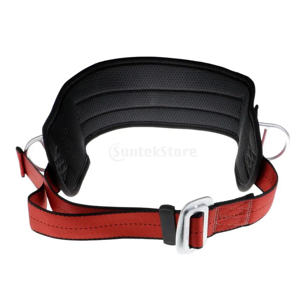 

MagiDeal Climbing Body Waist Harness Belt Clip Fall Protective Kit for Rappelling Roofing Fire Secure