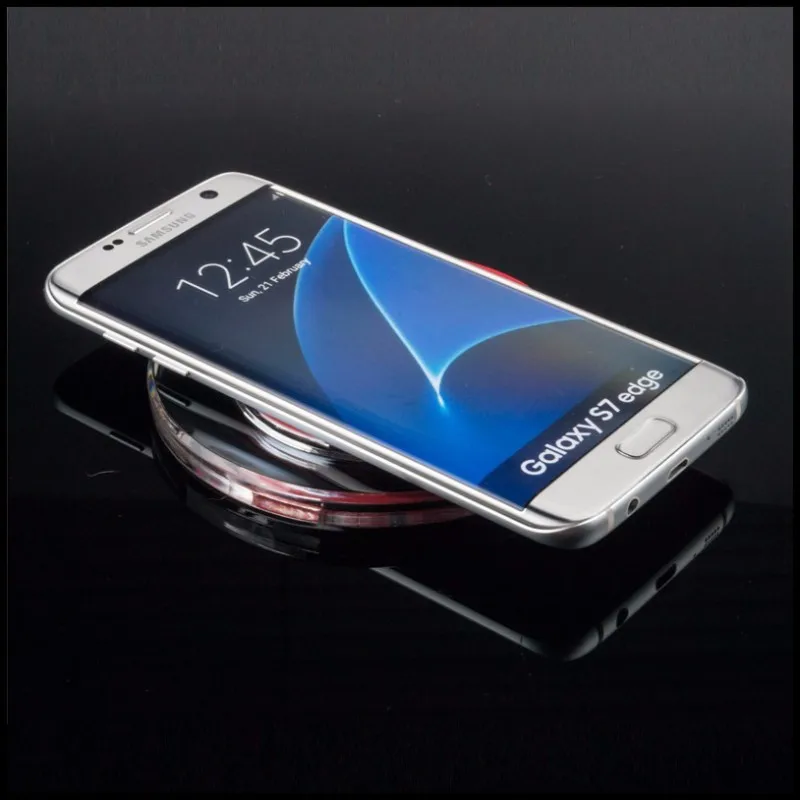 Для Samsung Galaxy S8 Plus S7 Edge QI Беспроводное зарядное устройство чехол для телефона Note 5 8 S