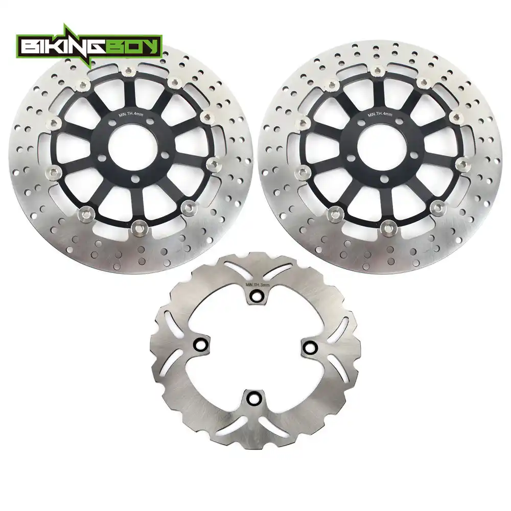 TARAZON Front and Rear Brake Rotors Discs for Kawasaki Ninja ZX12R 04 05 06 //ZX6R 1995-1997//ZR 750 Zephyr