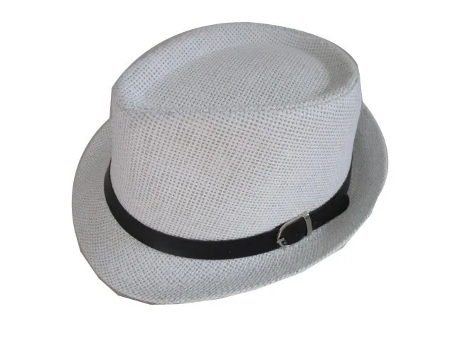 Однотонная Соломенная Панама Шляпы «Fedora», мягкие Модные мужские и женские кепки с широкими полями, 6 цветов, выберите 58 см