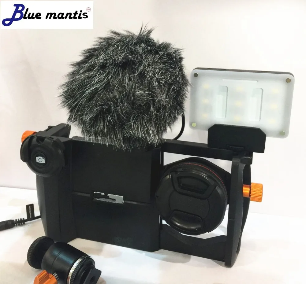 

Outdoor professional windproof windshield for Rode video micro Artifical fur windproof windscreen for Rode video microBluemantis