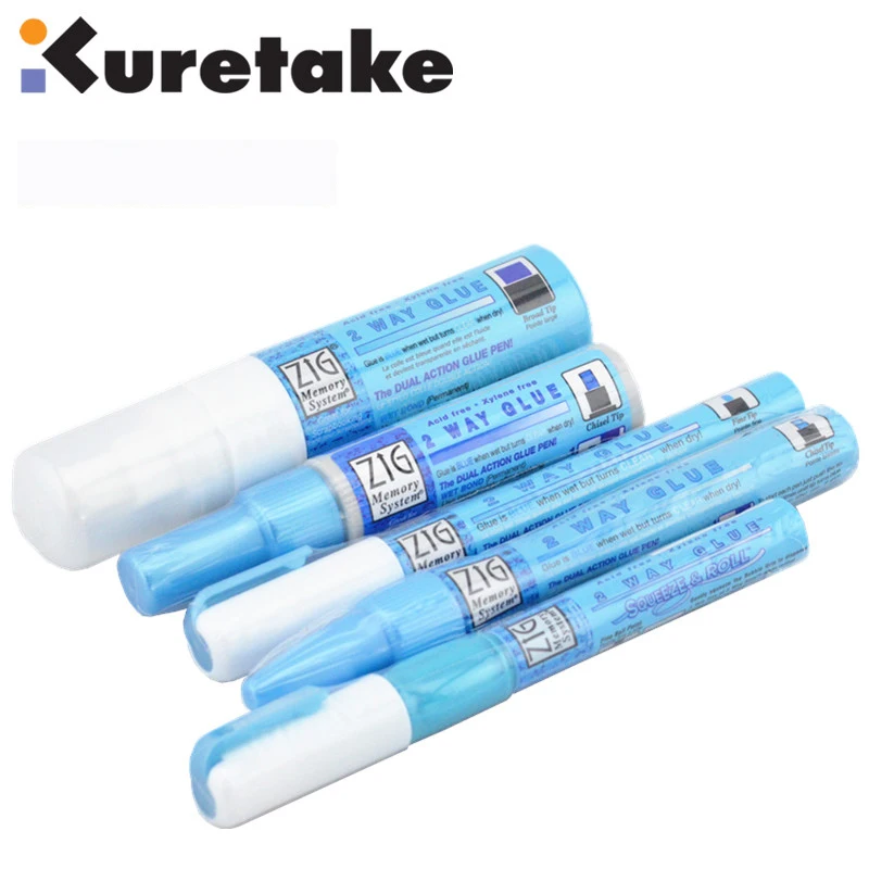 Kuretake ZIG Environmental Protection Coloured Glue DIY Japan Tools Glue  Pens School Supplies