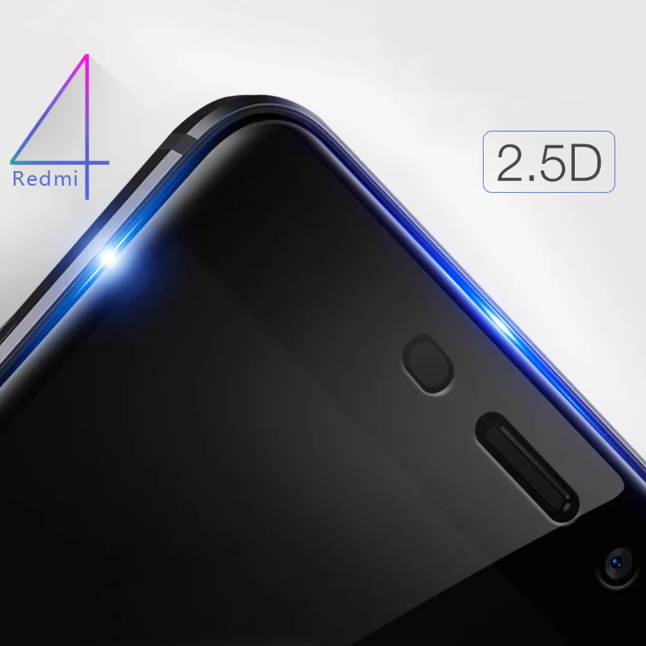 2 шт полное покрытие из закаленного стекла для Xiaomi Redmi 4 защитная пленка экрана