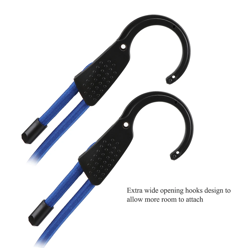 120CM Adjustable Stretch Elastic Bungee Cords Hooks Bikes Rope Tie Car Luggage Roof Rack Strap Hooks For Home Outside Use