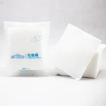 Макияж хлопок 20 шт./упак. Make-up Remover хлопок 6x7 см косметический Ватные диски Удалить сек