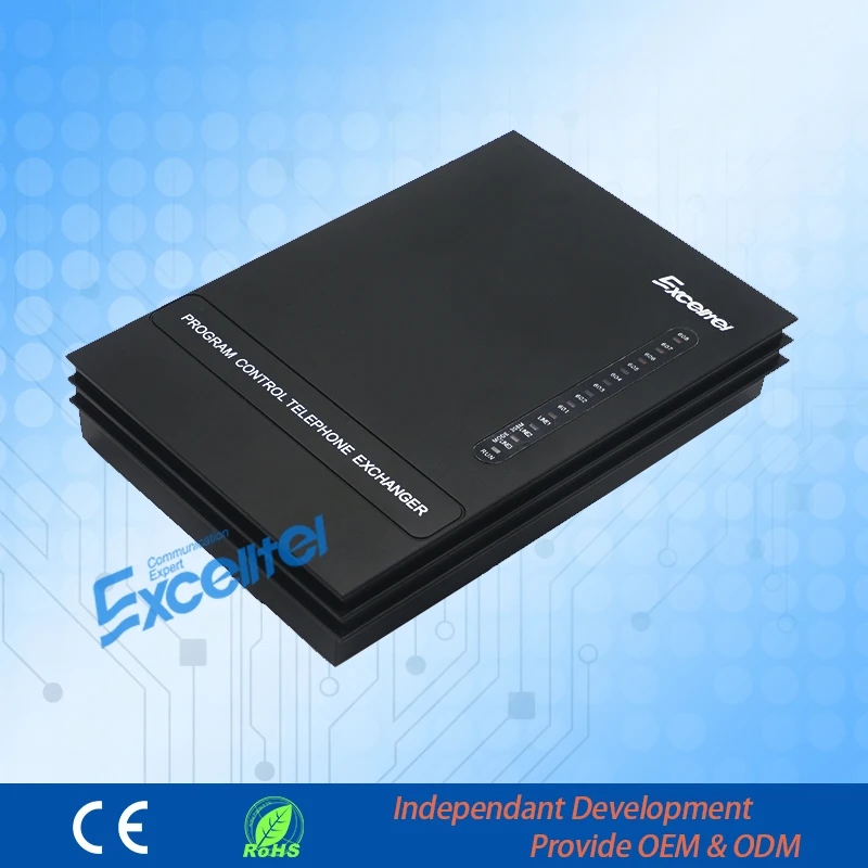 Простая система PABX/Mini PABX/Офисная АТС/MD206/2 PSTN line 6 extension|line 6|pabx systempabx pbx |