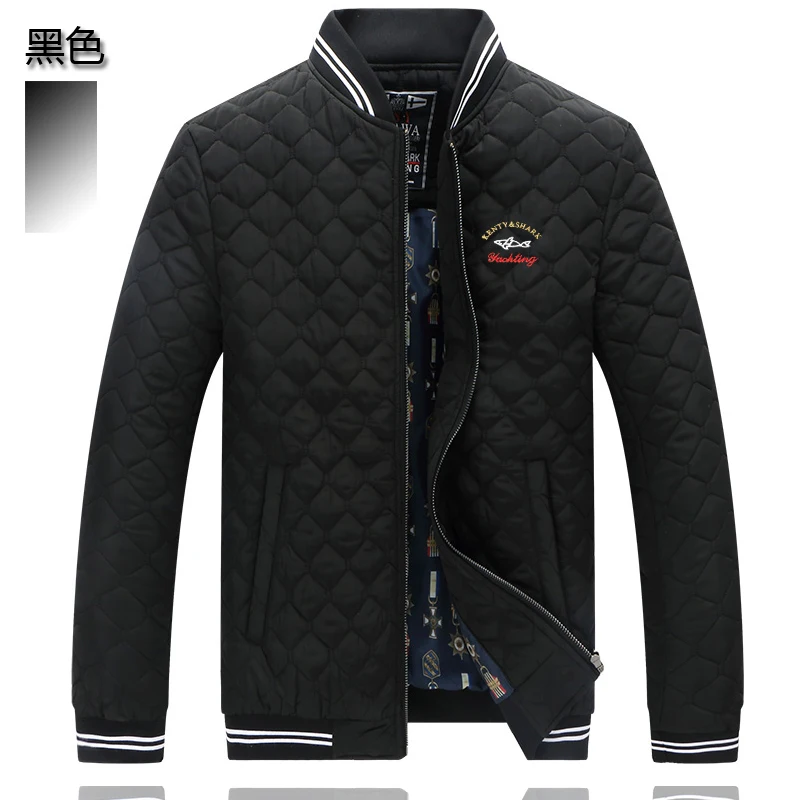 

2018 Newest shark Jacket Spring Autumn men Slim Fit Mens Jackets M-4XL Top quality Brand Clothing Casual Outerwear
