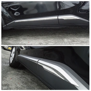 

Car Accessories For Toyota C-HR CHR 2016 2017 ABS Chrome Side Door Line Body Molding Strips Garnish Molding Cover Trims 4Pcs/set