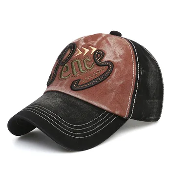 

New style Baseball caps Letter Embroidery Water scrubbing Lover Baseball cap Outdoor sunshade cap for man women Hip hop hat