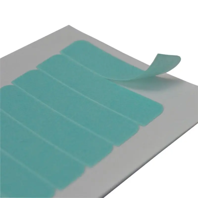 5 Sheets 60pcs Hair Tape Adhesive Glue 4cm*0.8cm Double Side Tape Waterproof For Lace Wig Hair Extension Tool