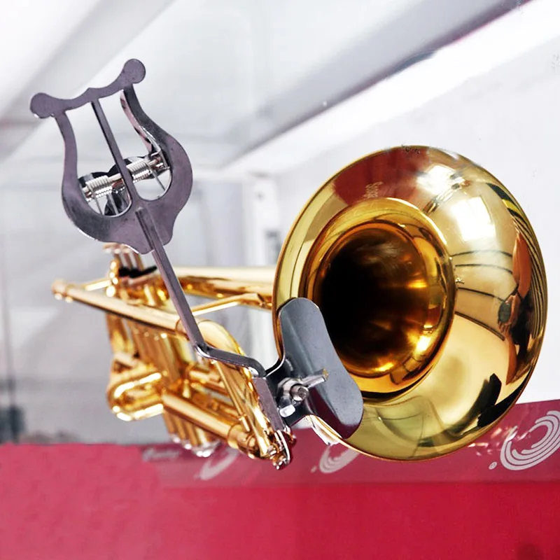 Карманная труба лист музыкальный Держатель клип-на стойке из нержавеющей стали никелированный