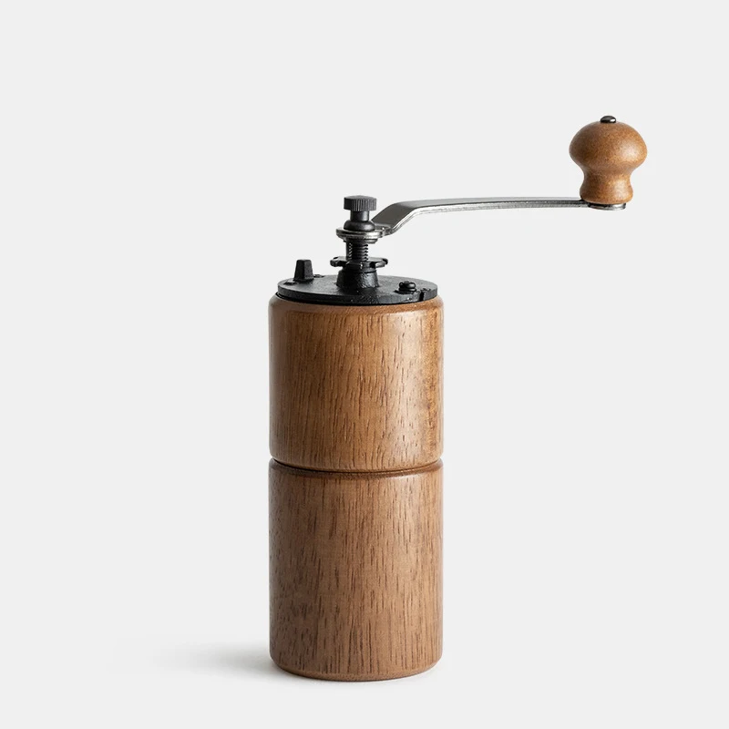  Rubber Wood Coffee Grinder Mini Hand Manual Handmade Coffee Bean Burr Grinders Mill Kitchen Tool Cr - 33000694717