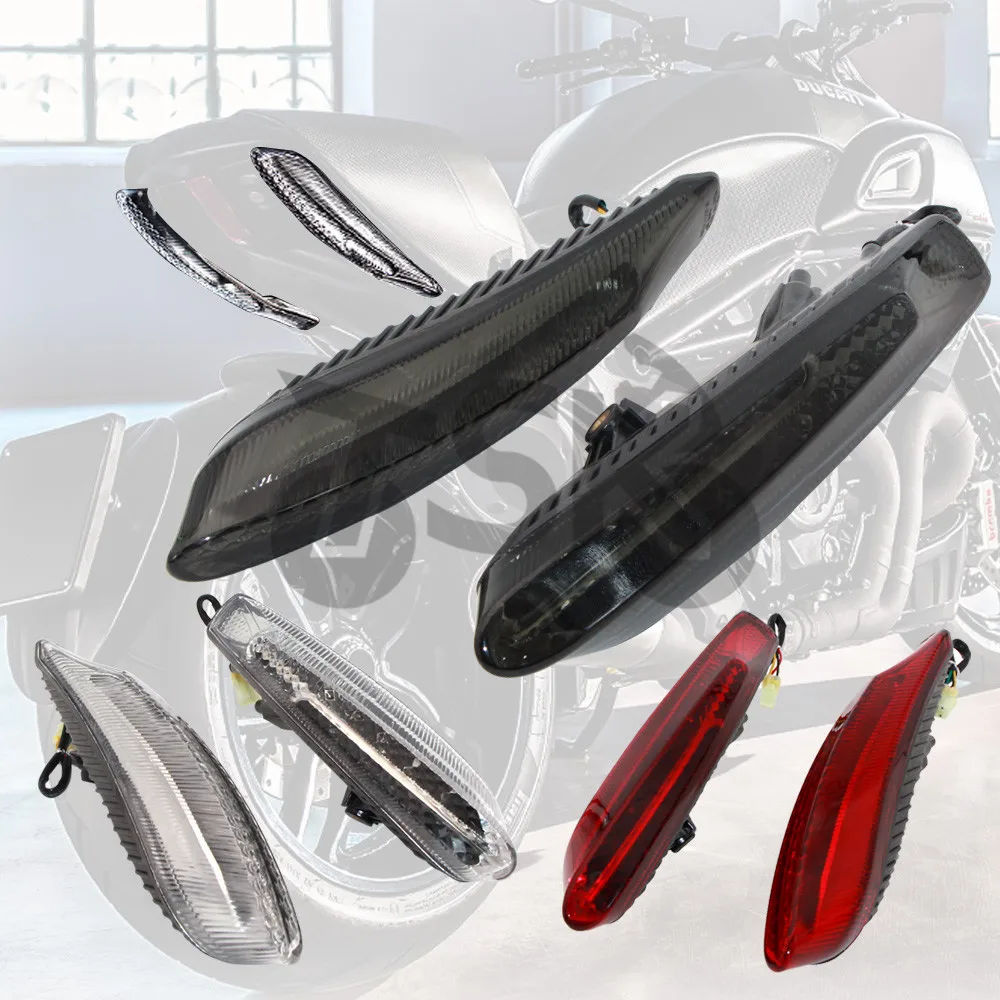 Светодиодный задний фонарь для мотоцикла Ducati Diavel Carbon 2011 2015 интегрированный стоп