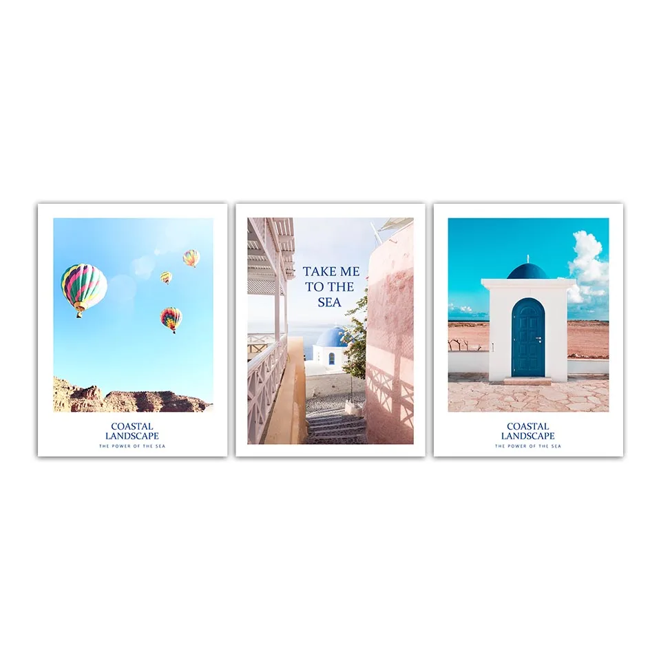 Minimalism-Quotes-Nordic-Poster-Fire-Balloon-Resort-Scenery-Kids-Room-Home-Decor-Canvas-Painting-Modular-Wall