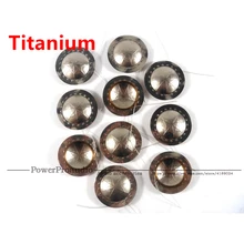 10 шт./лот высокое качество 25,4 мм 25,5 мм(") титановая или шелковая диафрагма твитеры звуковая катушка 8ohm