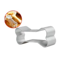 Tenske серебряные формы с в форме кости Детские печенье, торты плесень мультфильм мусс кольцо выпечки Плесень Кухня украшения инструменты