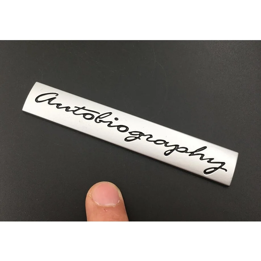 Silver BlackAutobiography SUPERCHARGED Trunk Letters Badge Emblem Emblems Badges Autobiography Silver BlackAutobiography SUPERCHARGED Trunk Letters Badge Emblem Emblems Badges Autobiography