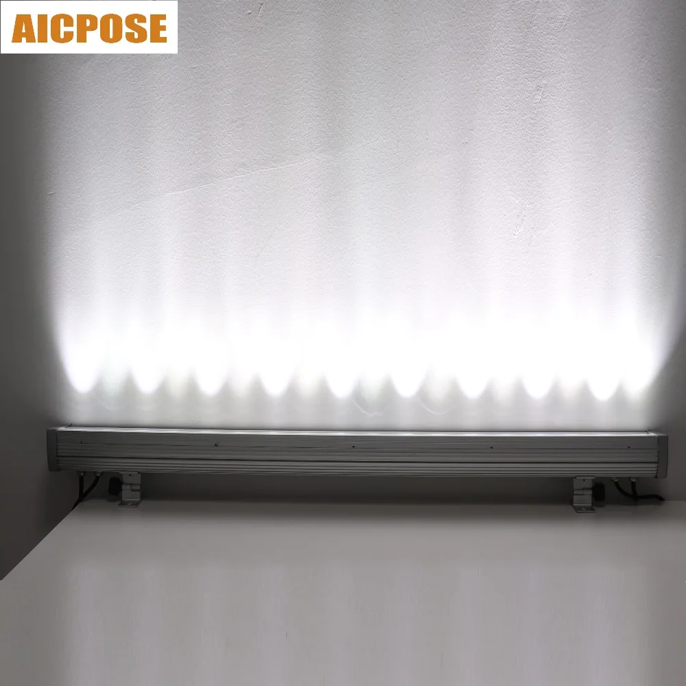 Barra de Luz Levou ao ar Show de Luz do Estágio Luz de Inundação Ip65 à Prova d' Água 18x12 w Rgbw 4in1 Led da Arruela da Parede Dmx512 Lavar Waller Livre Bar dj 14 RGBW 4in1 Led barra de Luz Da