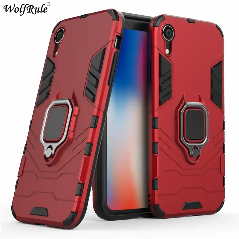 Чехол для iphone XR чехол Fundas Автомобильный держатель телефона Магнитный палец