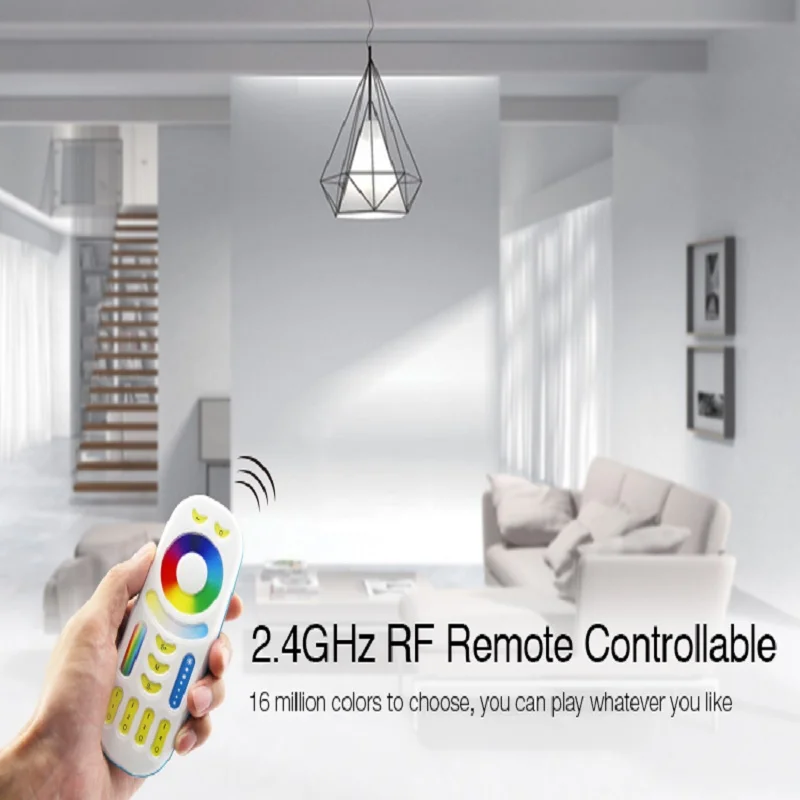 Светодиодная лампа Mi Light 9 Вт DMX512 RGB FUTD04 E27 + CCT светодиодная DMX работает с пультом