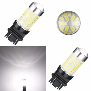 

AGLINT 2PCS T25 3157 3156 P27W LED Bulbs FPC LED Car Brake Back Up Reverse Lights Tail Rv light DRL Driving Lamp White 12V 24V