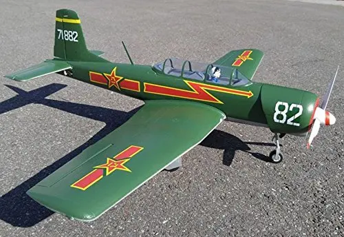 

FMS 1200MM 1.2M (42.9") CJ6 CJ-6 6CH with Flaps Retracts 3S EPO PNP RC Airplane Chinese Trainer Scale Model Plane Aircraft Avion