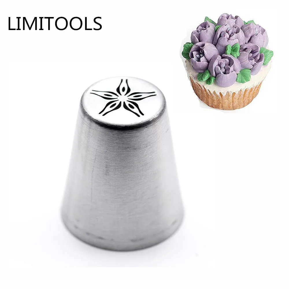 Насадки для украшения торта в виде цветка тюльпана|baking tools|cake icingrussian tulip |