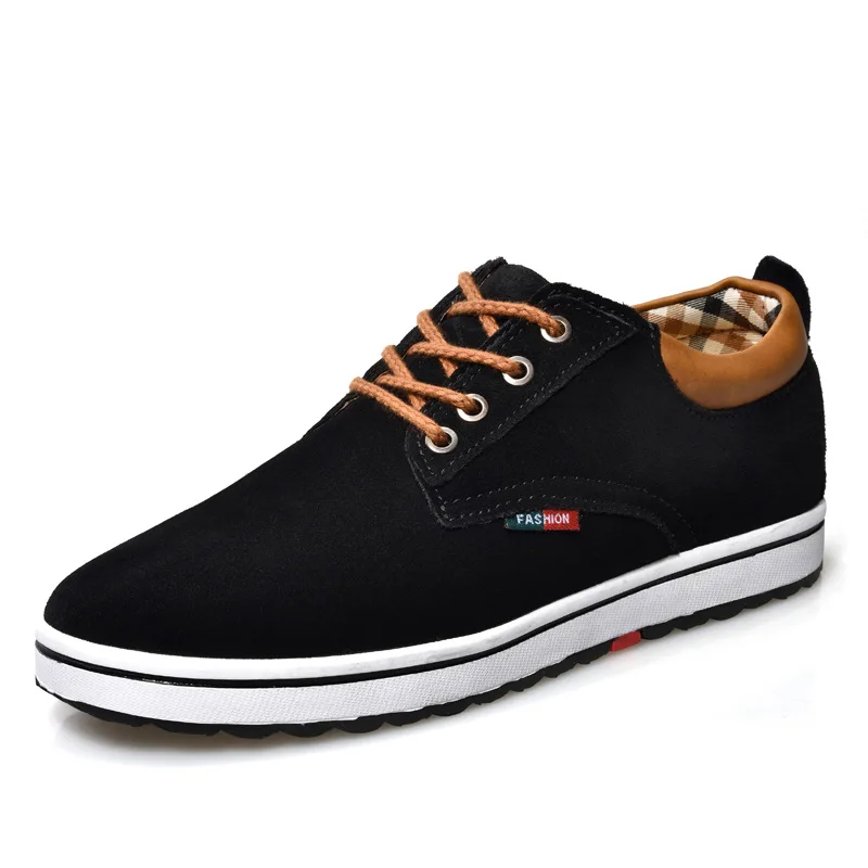 

Autumn new men's shoes with comfortable outdoor breathable fashion invisible height increase casual shoes anti-fur sports shoes
