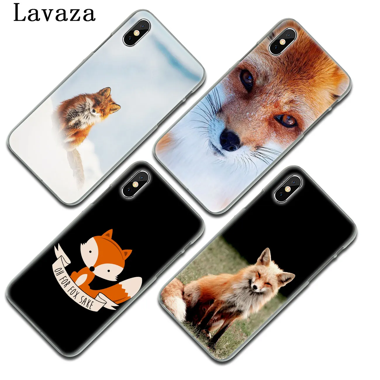 Чехол для телефона Lavaza с рисунком аниме лисы веселые foxs милые жесткие чехлы iPhone XR