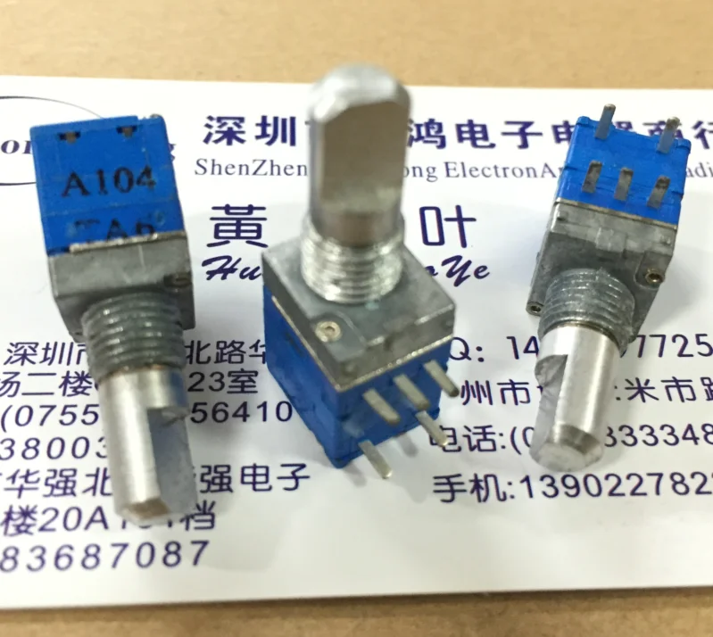 R097 precision potentiometer switch single A100K with switch shaft