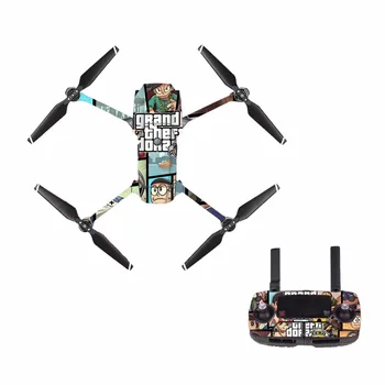 

[M0177] Grand Theft Auto 0 for DJI Mavic Pro Decal Skin Sticker Drone Body + Remote Controller + 3 Battery Protection Film Cover