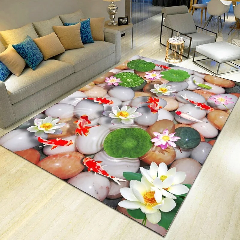 3D Flower Carpets Hallway Doormat Bedroom Living Room Ocean Rugs Kids Room Kitchen Stairs Carpet Anti-skid Hotel Corridor Mats 3D Flower Carpets Hallway Doormat Bedroom Living Room Ocean Rugs Kids Room Kitchen Stairs Carpet Anti-skid Hotel Corridor Mats