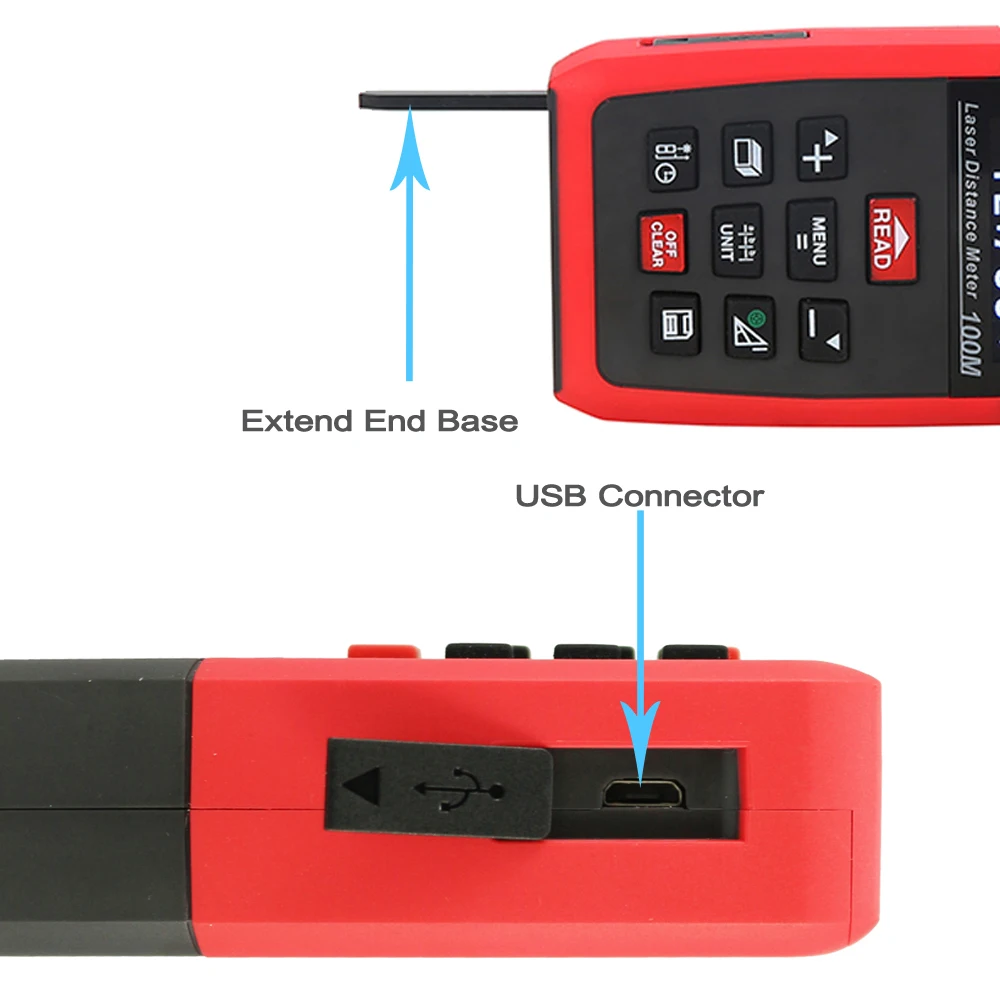 UNI-T UT395A Лазерные дальномеры 50 м~ 120 м Диапазон Finder с 2MP объектив дальномер Best точность 2 мм экспорт данных USB ПК Программное обеспечение