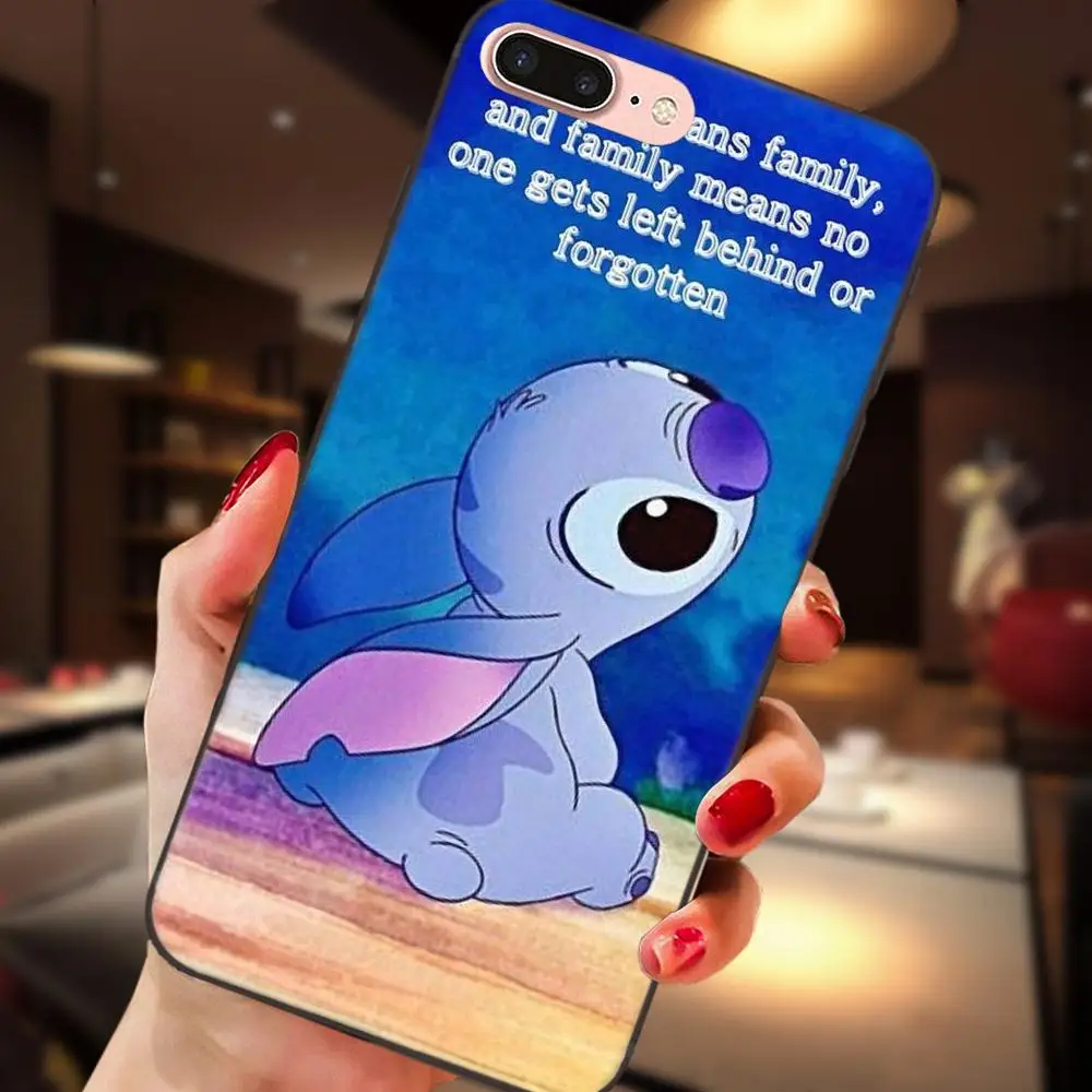 Ohana значит семья с принтом "Лило и Стич: Охана для samsung Galaxy I9082 Примечание 4 8 9 S3 S4 S5
