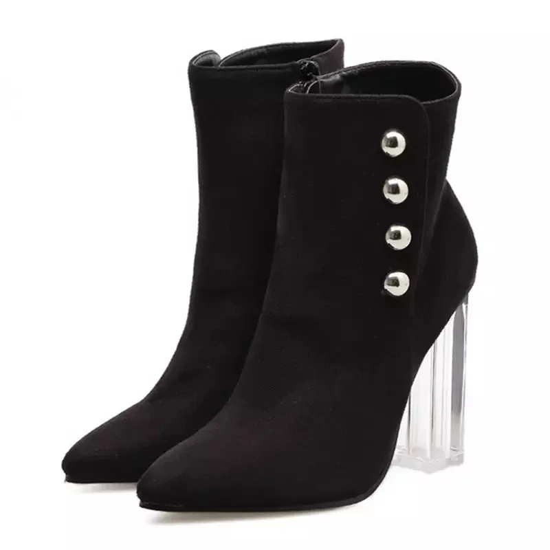 

Women Ankle Boots Winter Platform Boots High Heels boots Ladies Sexy