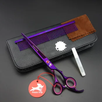 

7 inch Professional Pet Grooming Scissors set,grooming Straight scissors,dog grooming tools,sharp edge,D586