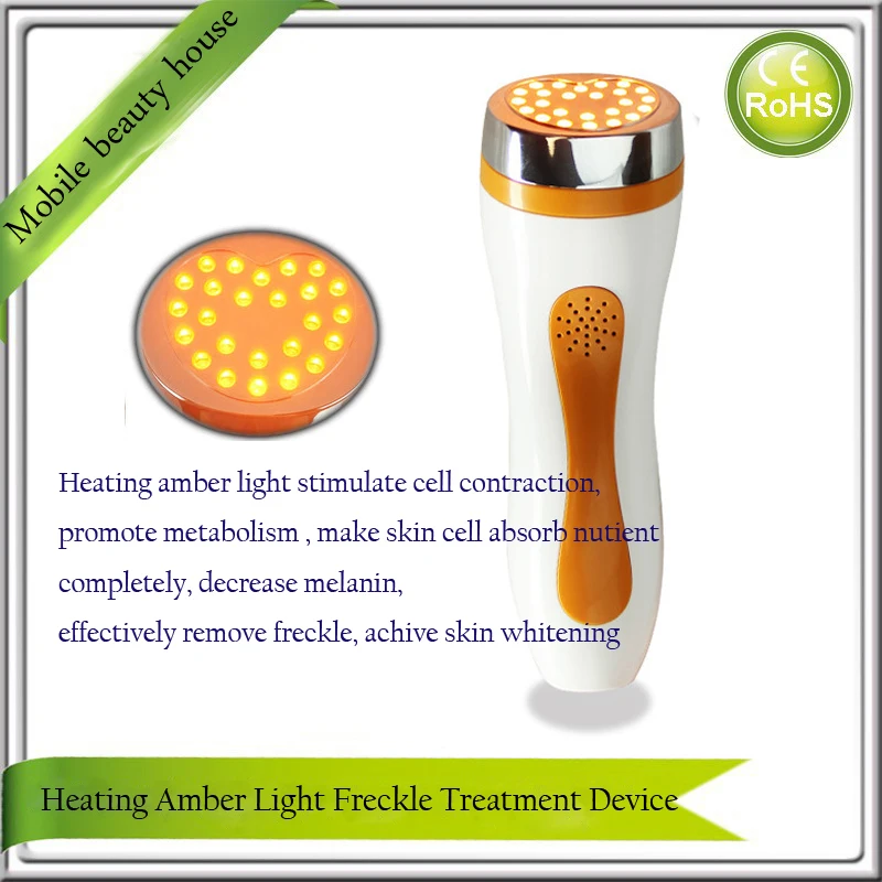 Electric Anti Aging Bio Amber Photon Light And Heat Therapy Stretch Mark Freckle Spot Removal Skin Warming Home Beauty Device