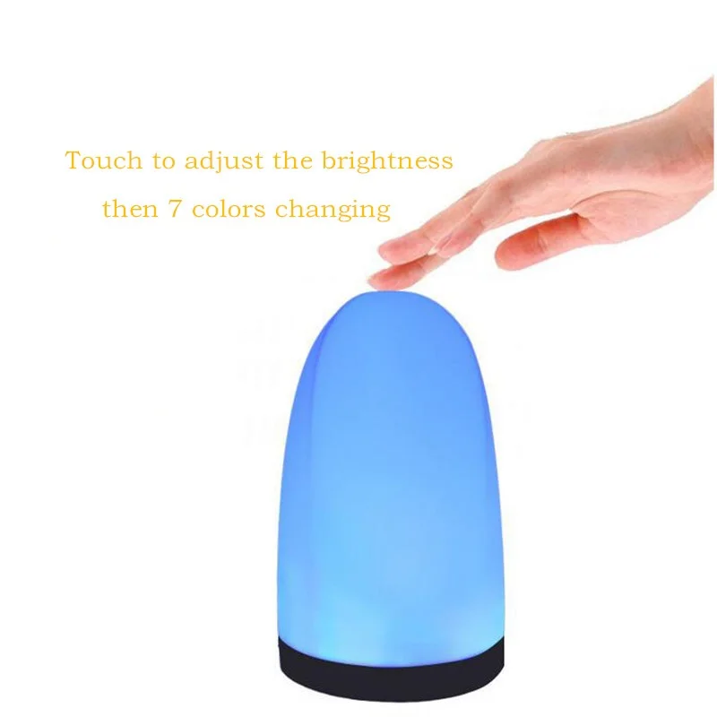 

Night Light LED Touch Control USB Powered Table Lamps 7 Colors Bedrooms Living Room Night lights Nice Gift Dropshipping