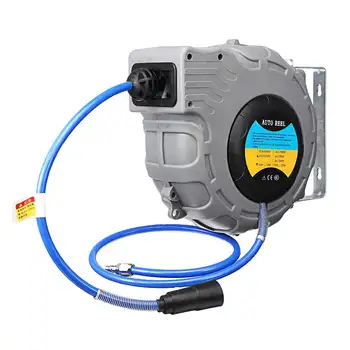 

Wall Mounted Automatic Reel 10m Retractable Garden Hose Pipe Reel Water Outdoor Spray Water Garage Tool Car Cleaning Tools