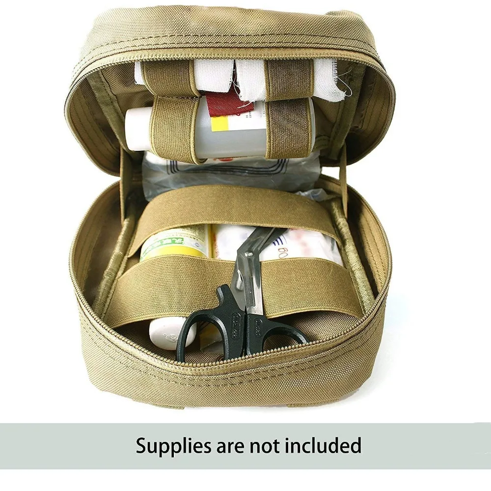 

7 Color Outdoor Molle System Military First Aid Kit Sport Medical Pouch Carry Hunting Sling Tactical Bag