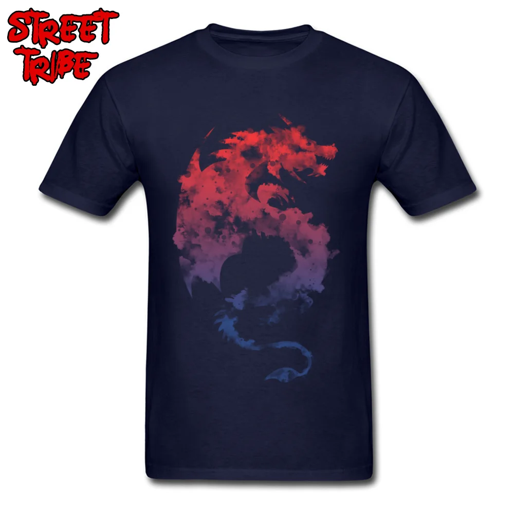 Dragons myth Casual Short Sleeve T Shirt Summer O Neck 100% Cotton Mens T Shirt Casual T Shirt Fashionable Free Shipping Dragons myth navy