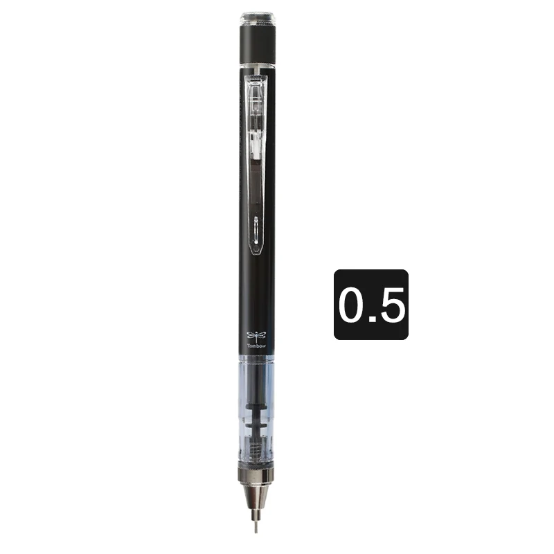 TOMBOW 0,3/0,5 мм моно граф механический карандаш для профессионального рисования графитовые чертёжные карандаши для школьных принадлежностей - Цвет: 05Black