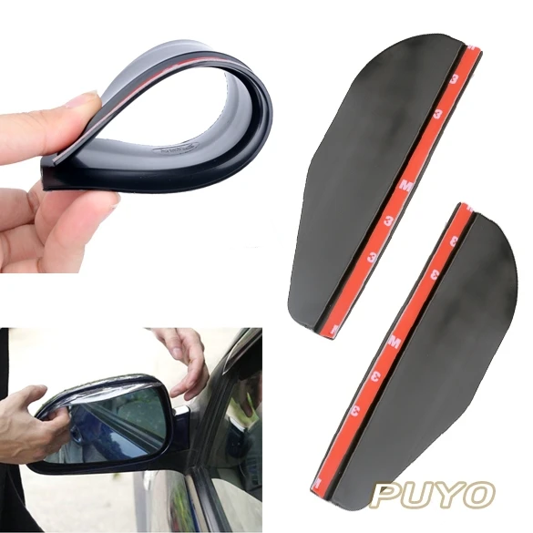 Car universal Rain Shield Flexible Peucine Car Rear Mirror Guard
