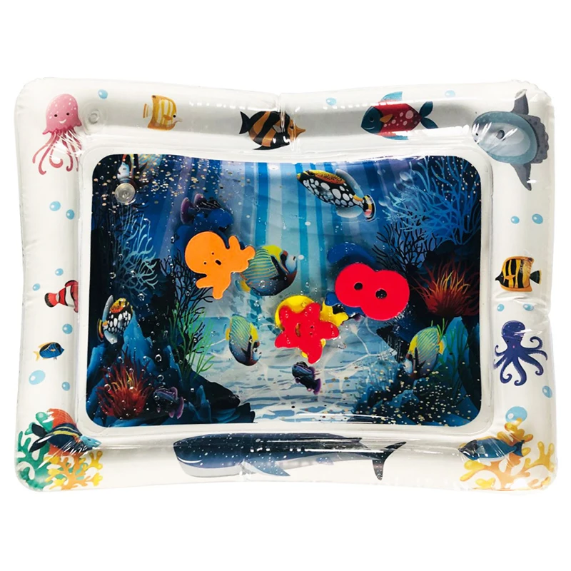 Water Mat for Baby Play Mat Carpet Inflatable Water Mat for Babies Tummy Time Inflatable Water Mat for Babies Ensory Stimulation (1)