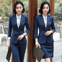 Офисная форма, дизайнерский женский деловой костюм с юбкой/брюками, Женская клетчатая юбка/брюки, костюм из 2 предметов, Дамская Рабочая одежда 4XL