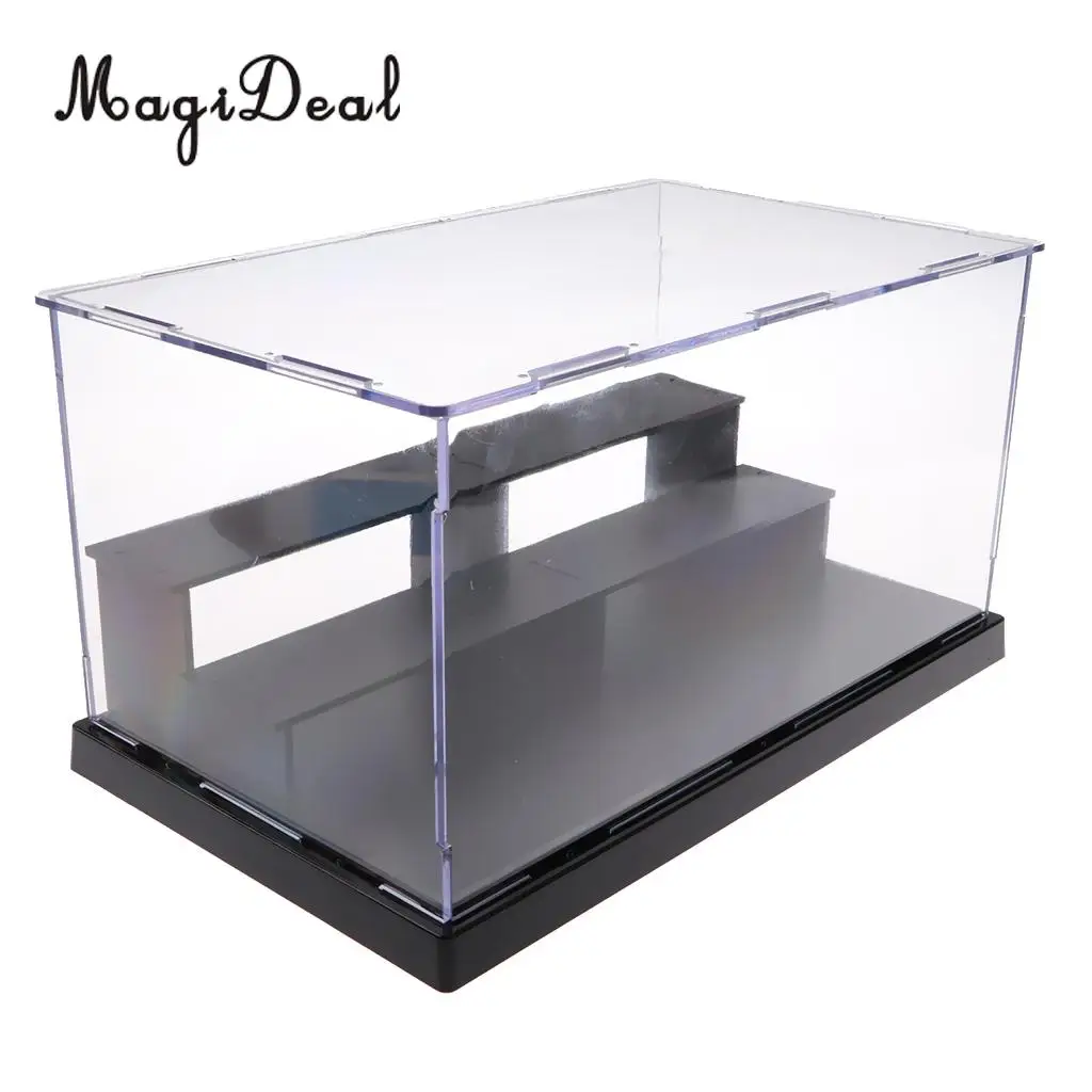 Acrylic Model Display Case Dustproof Protection Three-tier Box for Action Figures Product Samples Home Decor